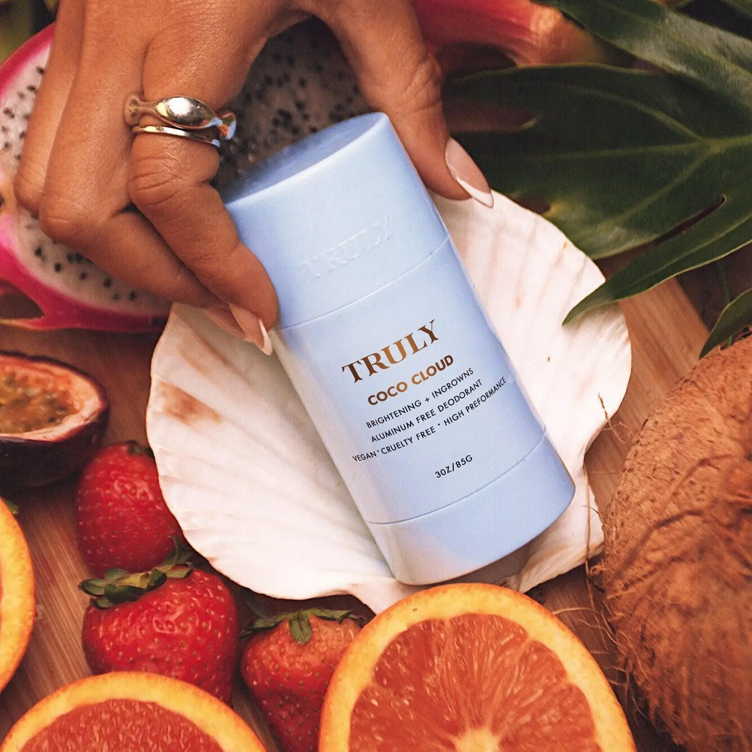 Coco Cloud Brightening & Ingrown Prevention Deodorant – Aluminum-Free Odor Protection with Mandelic Acid – Helps Fade Dark Underarm Spots and Discoloration – Long-Lasting Odor Protection – Gentle on Sensitive Skin – Soft Coconut & Vanilla Scent
