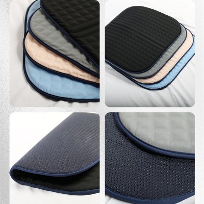 Solid Cooling Gel Seat Cushion — Summer Cooling Pad, Ice Mat, and Hydrogel Cooler for Cars, Offices, and Pets