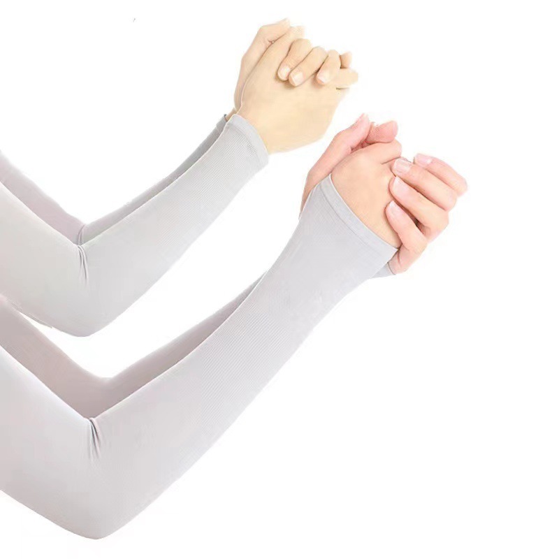 Unisex (Adults & Teens) Anti-UV Arm Sleeves — Compression "Ice-Feel" Sleeves with Thumbholes