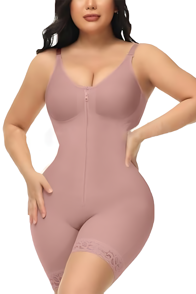 Tummy Control Butt Lifter Shaper – Zipper Crotch for Comfort and Confidence