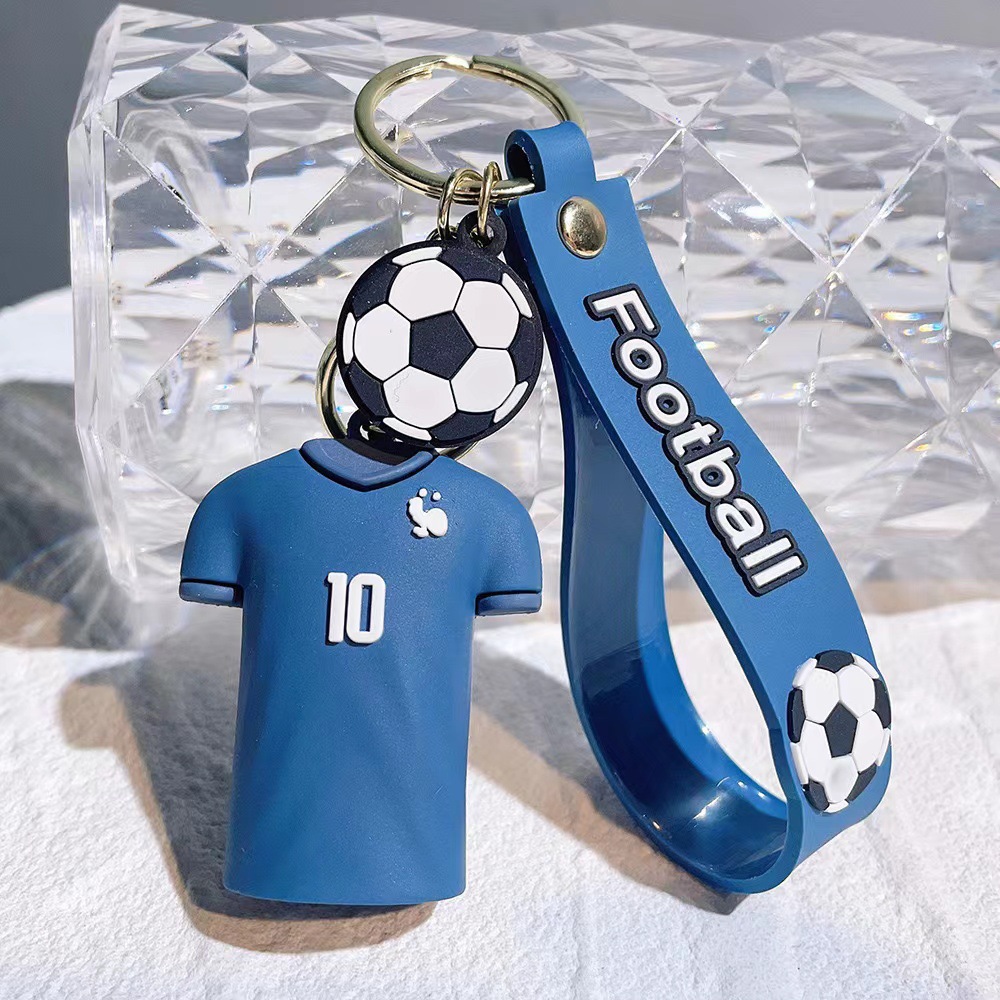 Outdoor Sports Series World Cup Football Jersey Keychain Car Keychain Doll Bag Pendant Small Gift