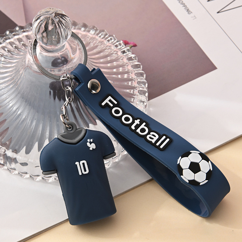 Outdoor Sports Series World Cup Football Jersey Keychain Car Keychain Doll Bag Pendant Small Gift
