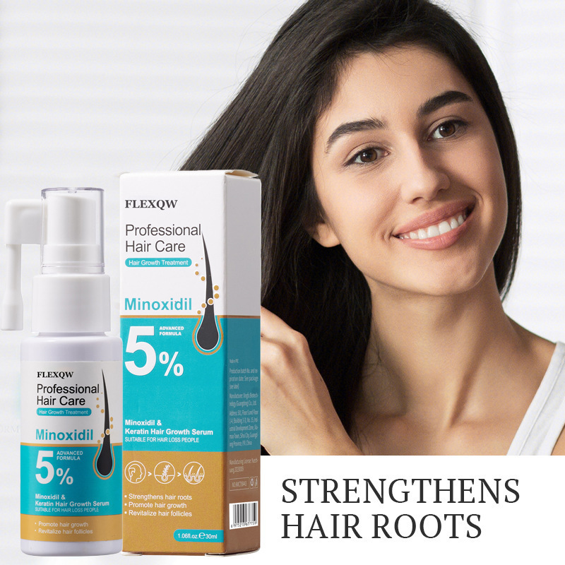 Popular English Shampoo Essence Nutrient Solution 5% Minoxidil Keratin Hair Care Spray Hair Care Lotion