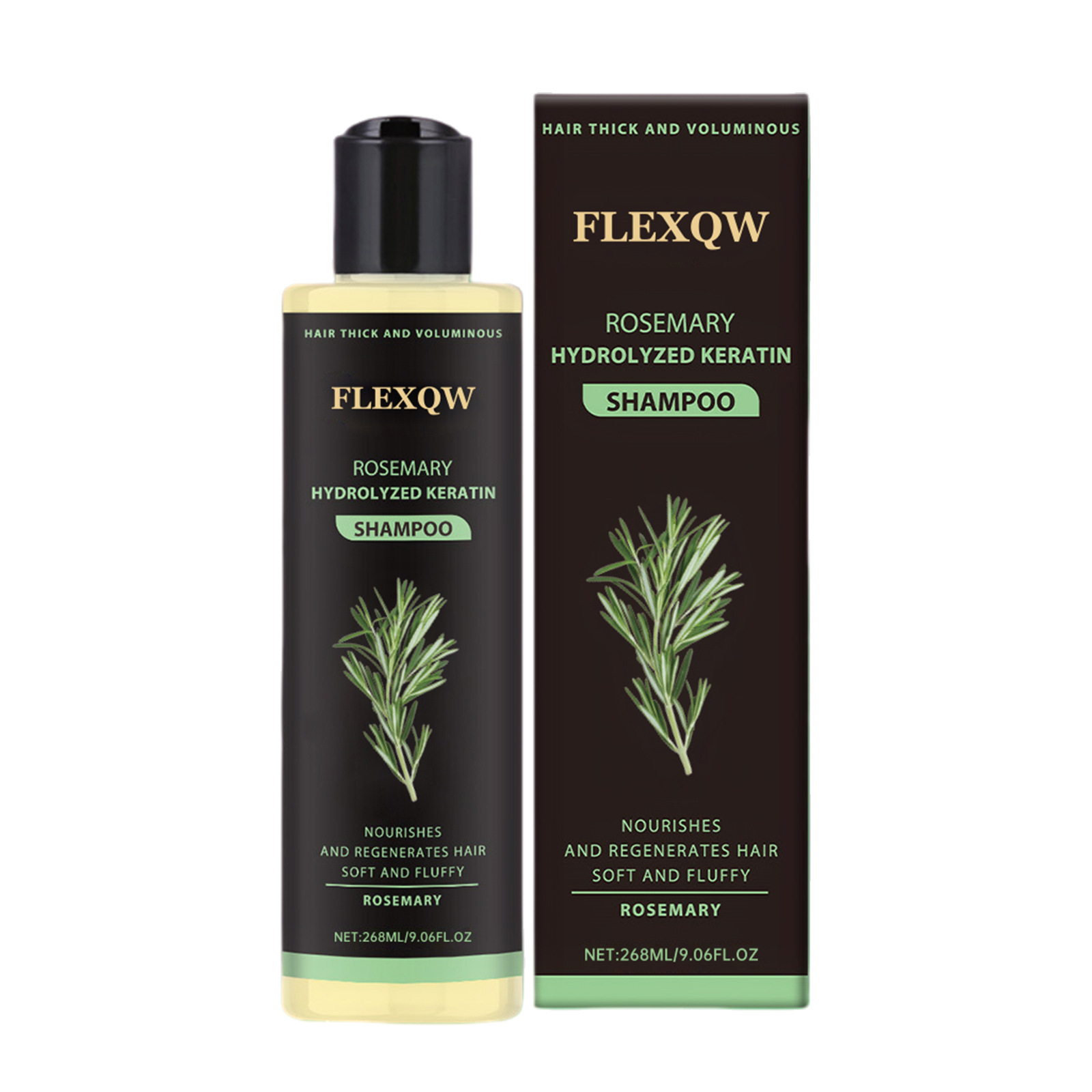 Rosemary Herbal Essence Shampoo Nourishing Care Hair Fluffy Shampoo 268G