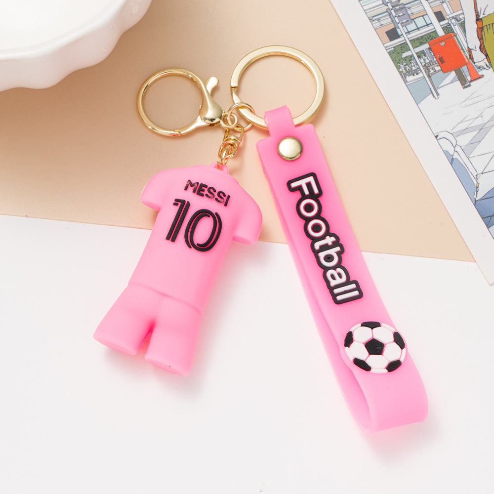 Outdoor Sports Series World Cup Football Jersey Keychain Car Keychain Doll Bag Pendant Small Gift