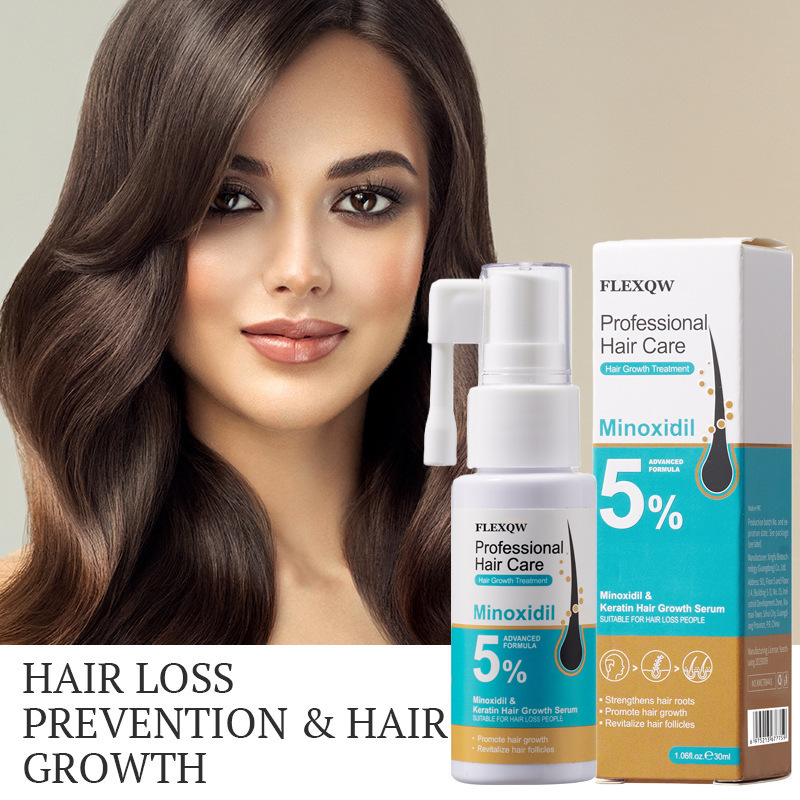 Popular English Shampoo Essence Nutrient Solution 5% Minoxidil Keratin Hair Care Spray Hair Care Lotion