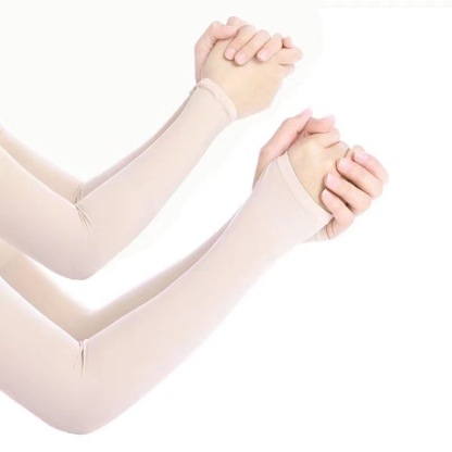 Unisex (Adults & Teens) Anti-UV Arm Sleeves — Compression "Ice-Feel" Sleeves with Thumbholes