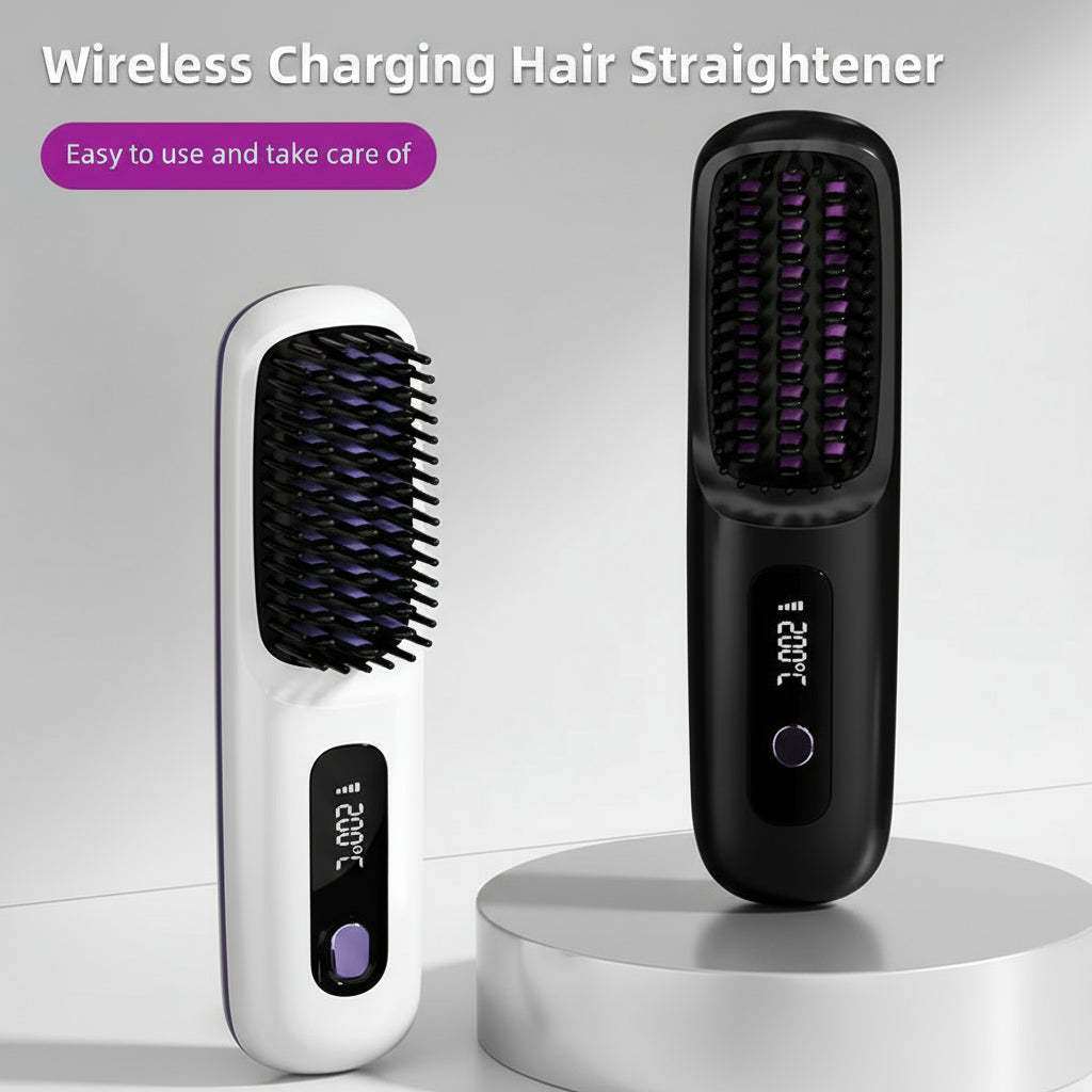 Wireless Heated Straightening Brush