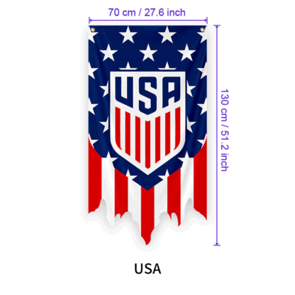 Border 2026 Us-Canada-Mexico World Cup Football Team Flags Fan Peripheral Supplies Atmosphere Decoration Flag