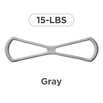 Figure-eight resistance band for women, back extension elastic band, home fitness equipment