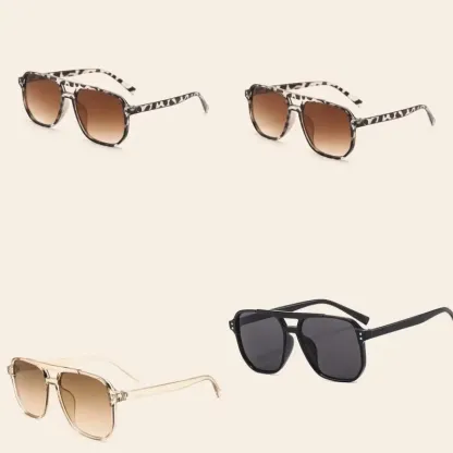🕶Unisex Y2K Fashionable Aviator Sunglasses | Stylish Casual Sunglasses for Daily Use, Outdoor Activities & Screen Light Protection