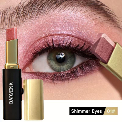 Eye Shadow Stick Shimmer Eye Shadow Set With Two-Color Gradient Waterproof Eye Shadow Pen Long-Lasting