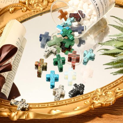 ✝️ Handmade Natural Crystal Crosses