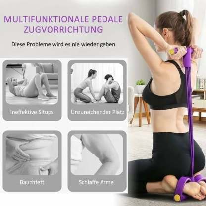 🔥2026 neuestes 8-Rohr-Pedalwiderstandsgerät, abnehmbares und einstellbares Pedalwiderstandsgerät