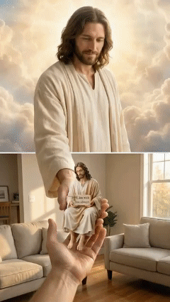 🔥✨Handcrafted Jesus Figurine✝️Serene Desk Companion🙏