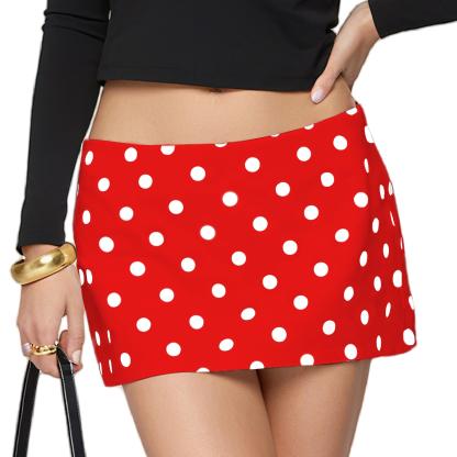 Danysu Mini Skirts For Women Sexy Skirt With Shorts Underneath Slit Summer Sports Vacation Going Out Outfits Stretch Skort Bottom