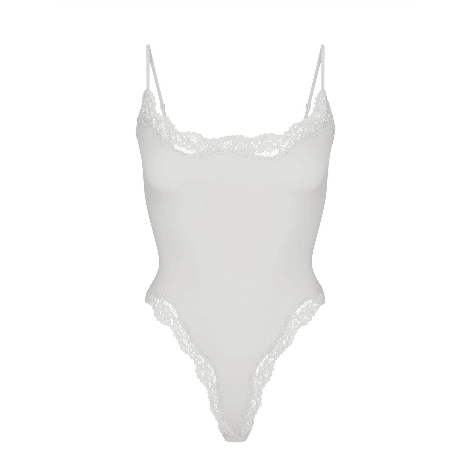 Starrylion Lace Body Suit Square Neck Tops for Women Sleeveless Spaghetti Strap Tank Top Bodysuits for Women Sexy Jumpsuit