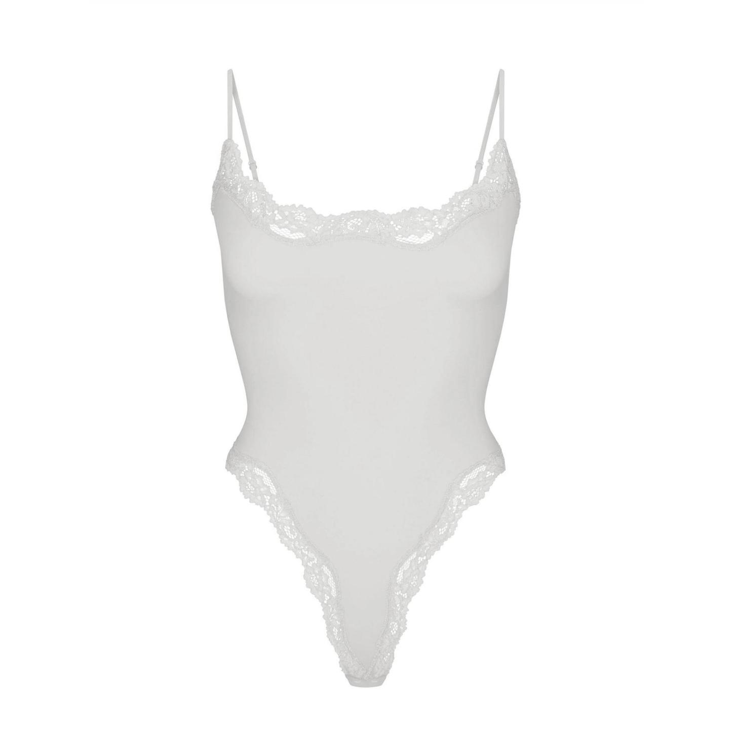 Starrylion Lace Body Suit Square Neck Tops for Women Sleeveless Spaghetti Strap Tank Top Bodysuits for Women Sexy Jumpsuit