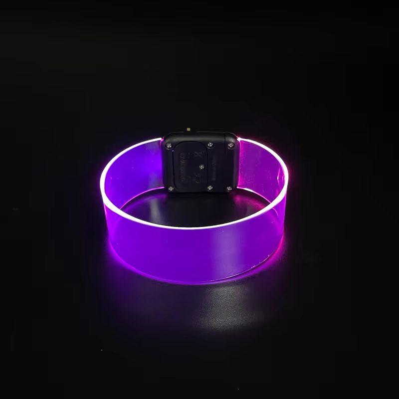 Custom Magnetic LED Glowing Bracelet for Bar and KTV Atmosphere Pro