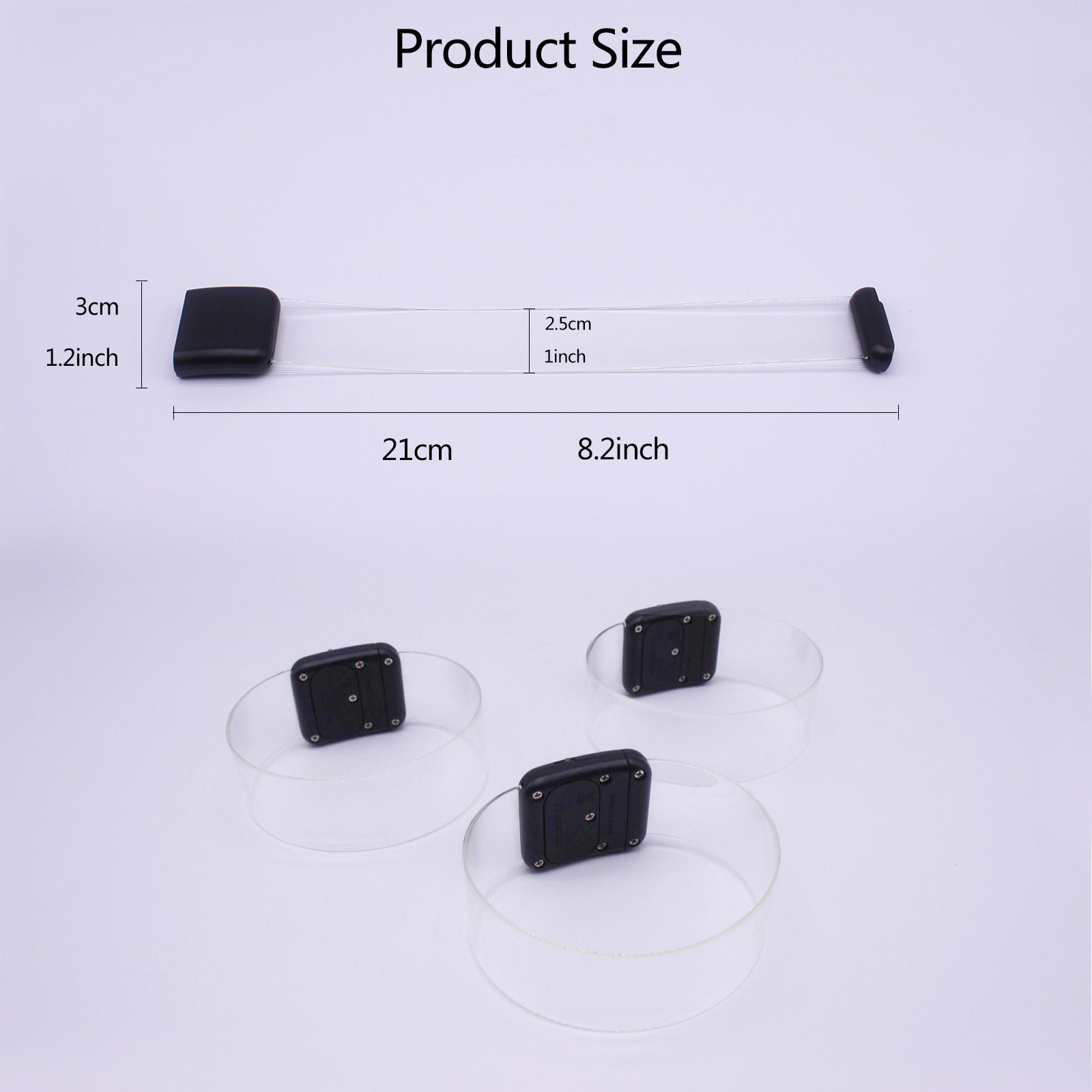 Custom Magnetic LED Glowing Bracelet for Bar and KTV Atmosphere Pro