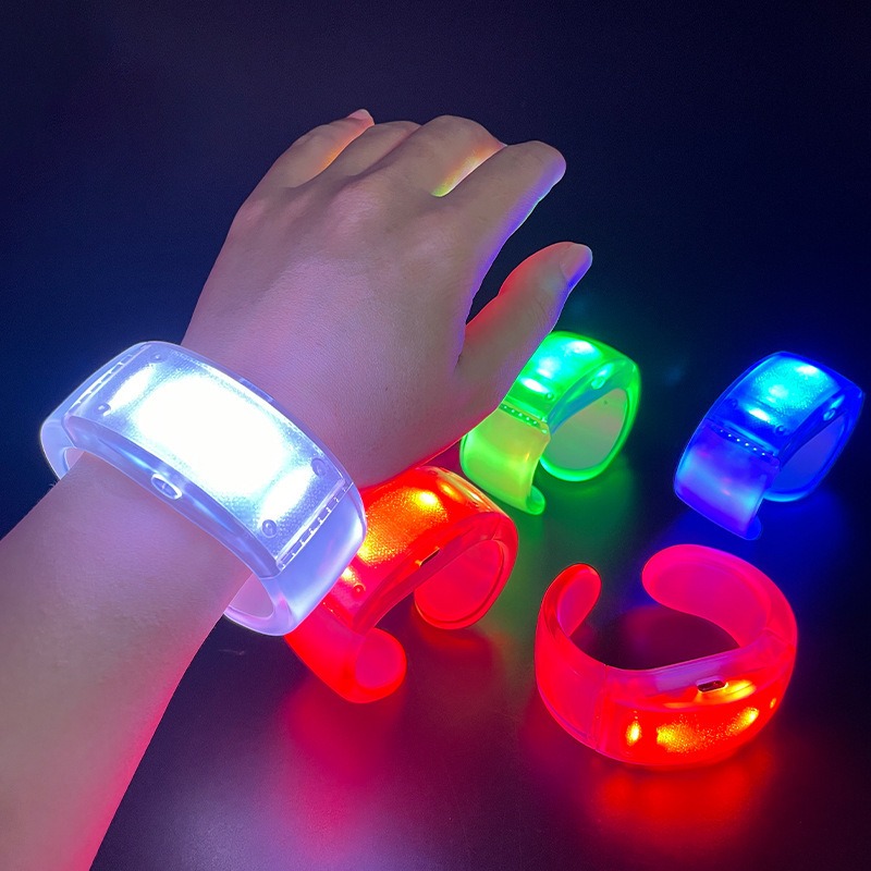 Rechargeable Led Wristband Reusable DMX Controlled LED Bracelet for Live Events