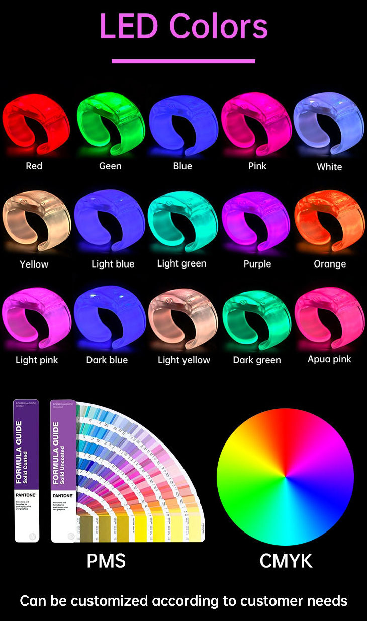 Rechargeable Led Wristband Reusable DMX Controlled LED Bracelet for Live Events