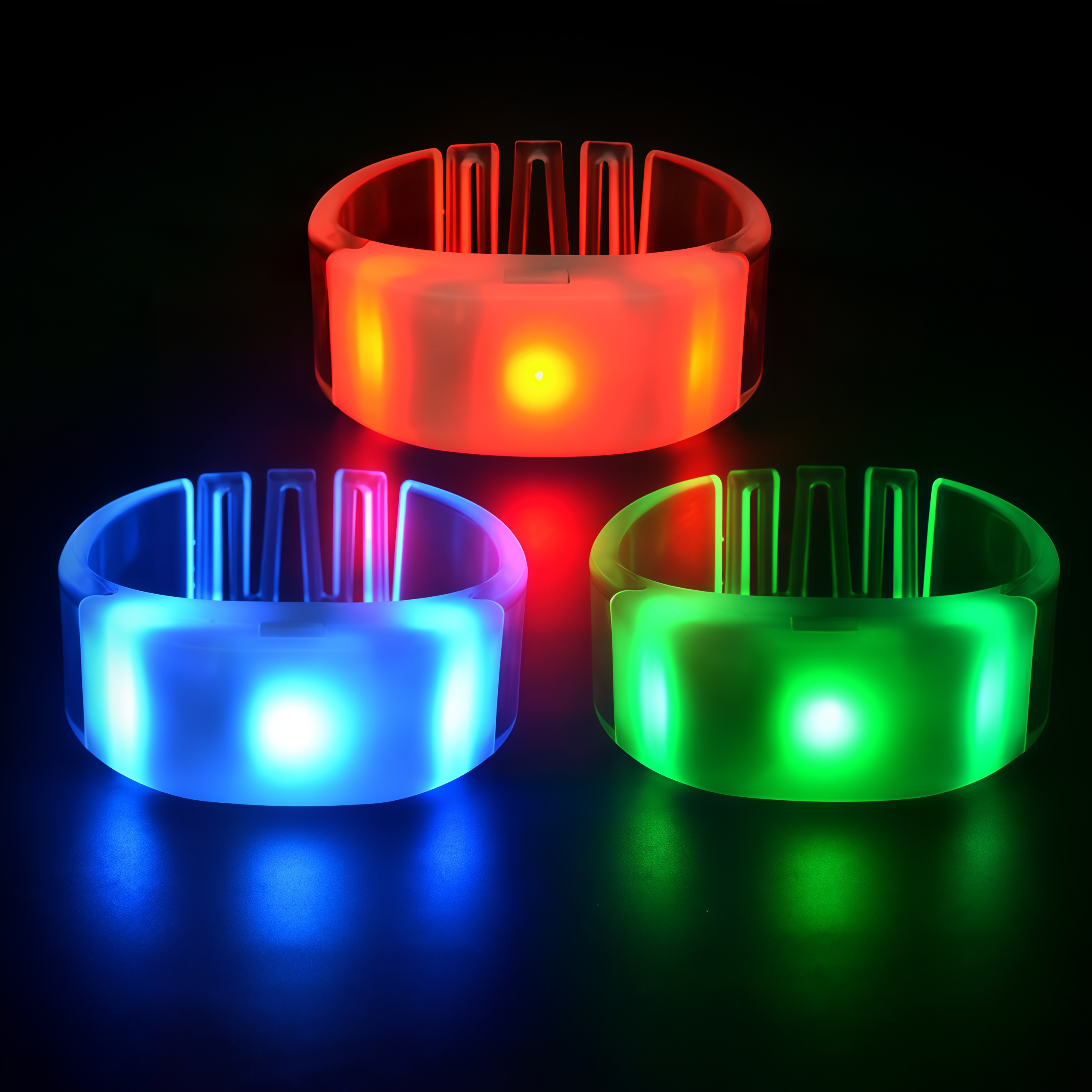 DMX Remote Control LED Bracelet Glow Wristband for Concert Party Festival Event