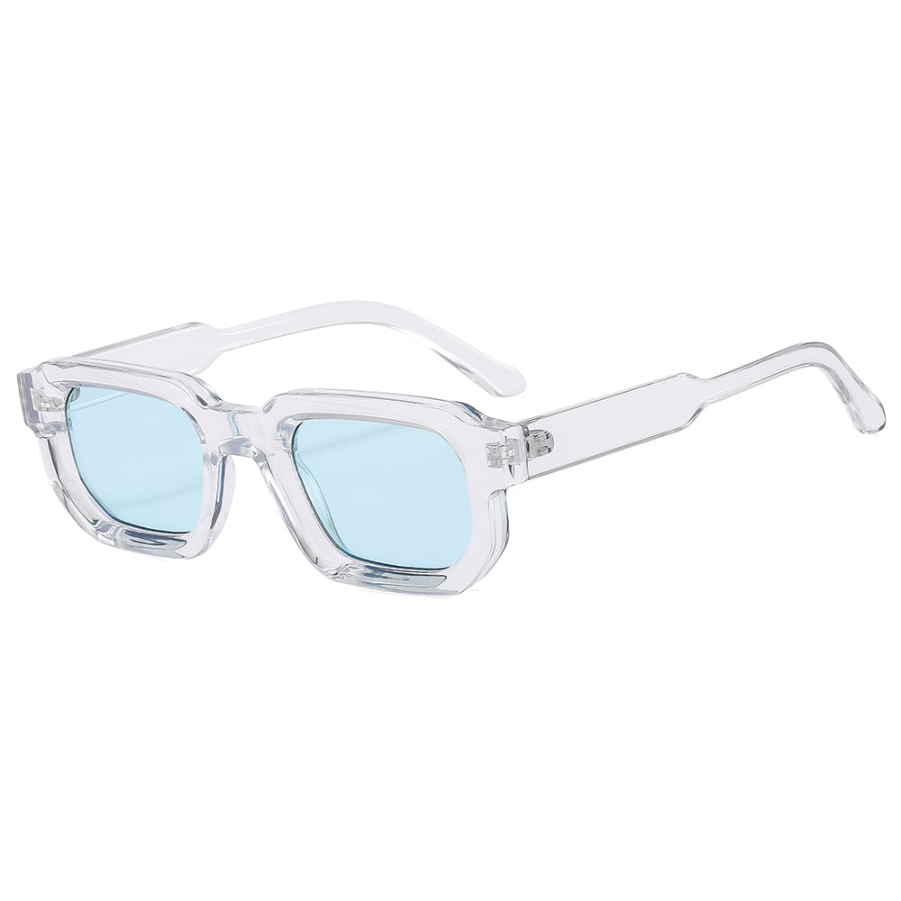 🕶️🔆 6er-Pack Vintage-Sonnenbrillen mit rechteckigem Rahmen für Damen und Herren mit UV400-Schutz