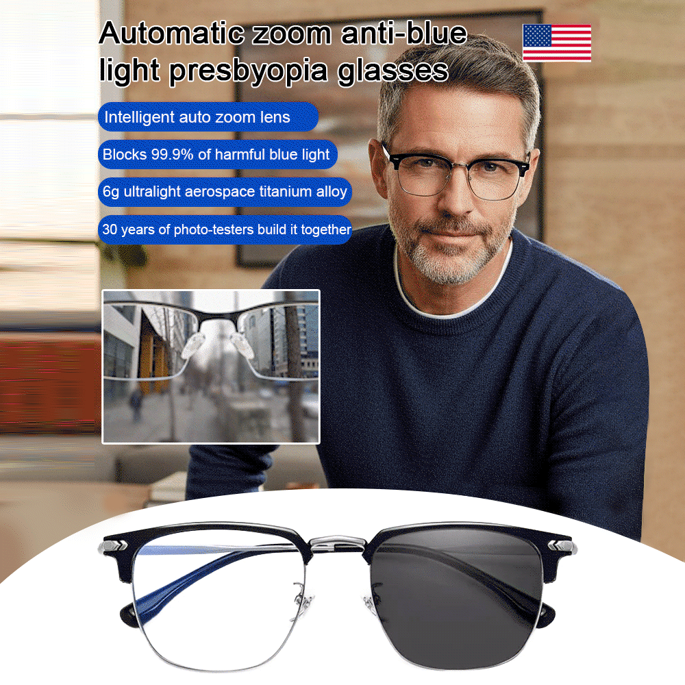 🌎Ends Today: 70% OFF!🔥👓Ultra Light Anti Blue Presbyopic Glasses✨