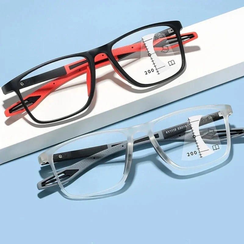 Progressive Multifocal HD Blue-Light Blocking Reading Glasses