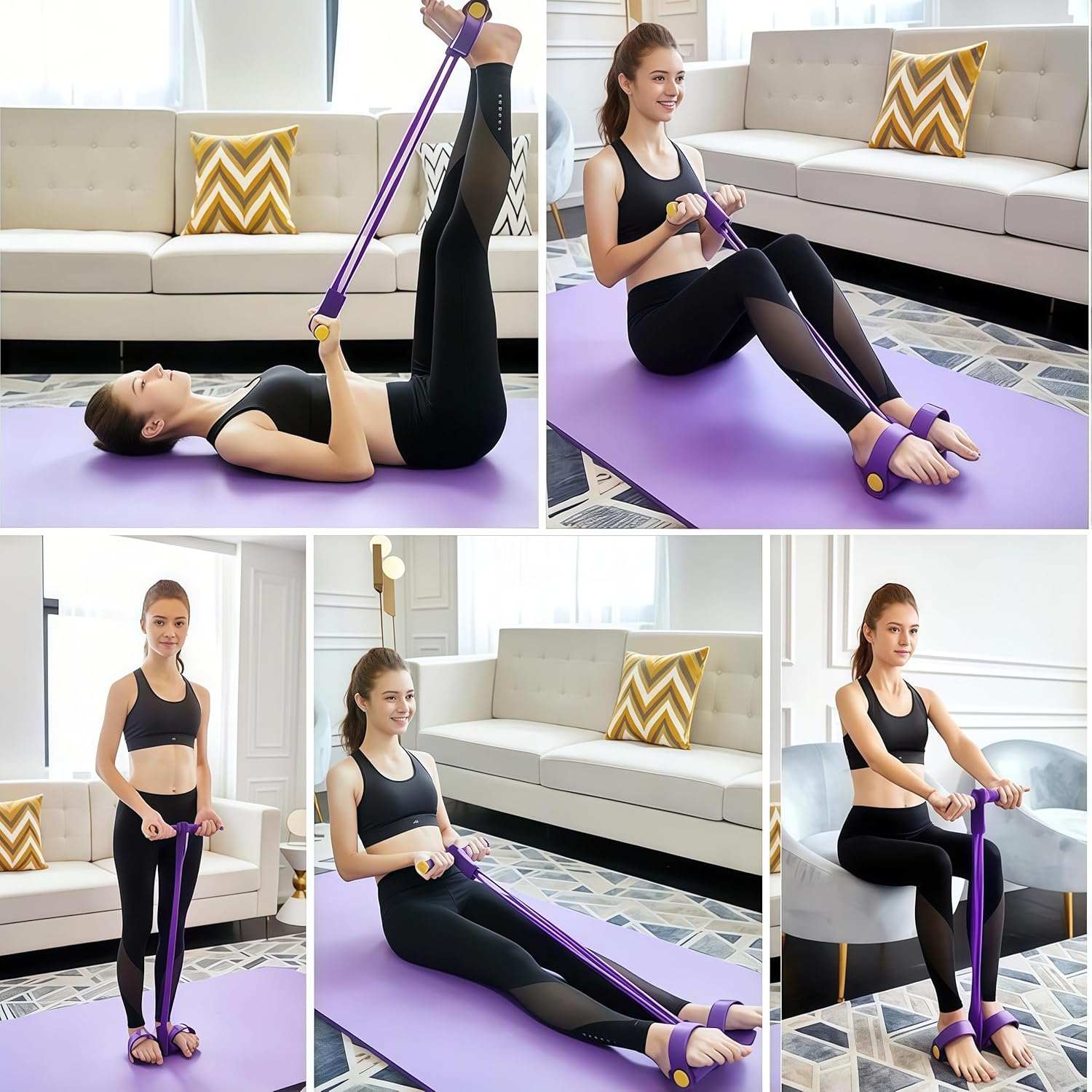 🔥2026 neuestes 8-Rohr-Pedalwiderstandsgerät, abnehmbares und einstellbares Pedalwiderstandsgerät