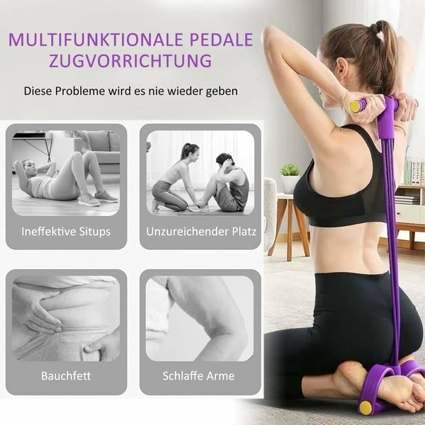 🔥2026 neuestes 8-Rohr-Pedalwiderstandsgerät, abnehmbares und einstellbares Pedalwiderstandsgerät