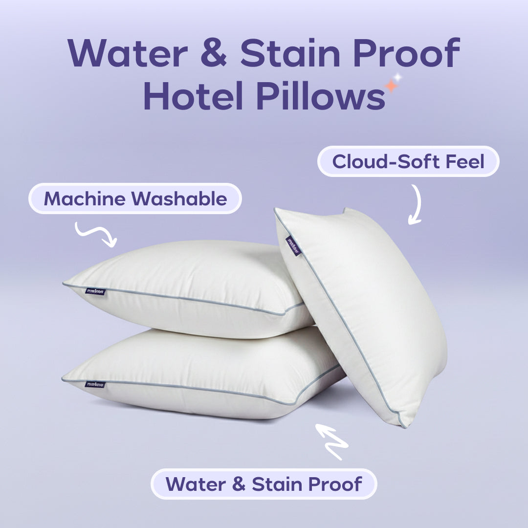 Mellow Hotel Pillow Waterproof & Stain-Resistant