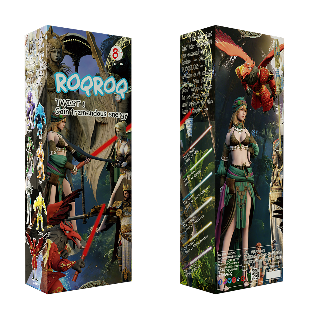 ROQROQ The Twisting saber Lumen saber patent original design saber  The Amethyst Saber.