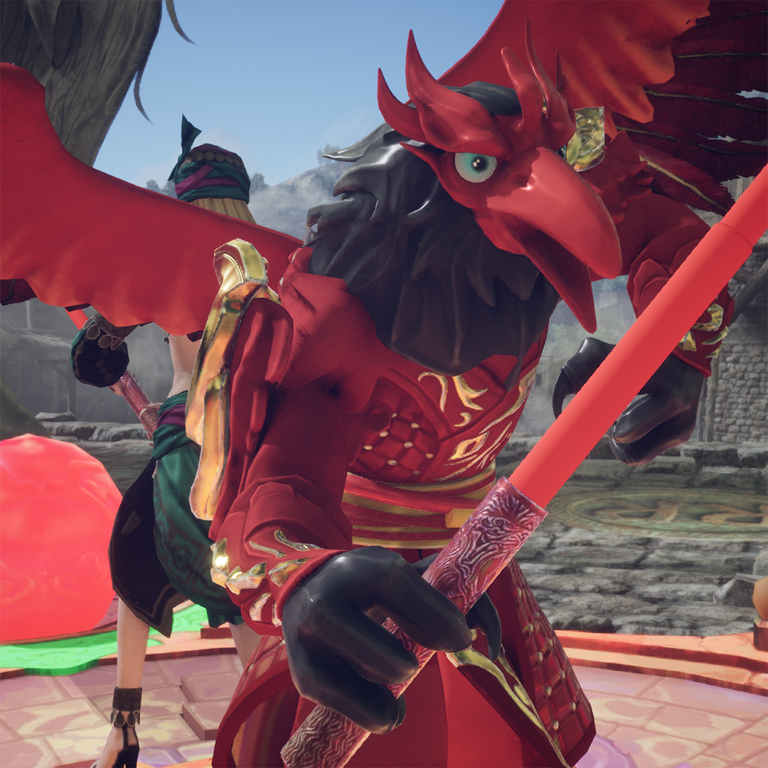 ROQROQ The Twisting saber Lumen saber patent original design saber The Crimson Saber of Zane