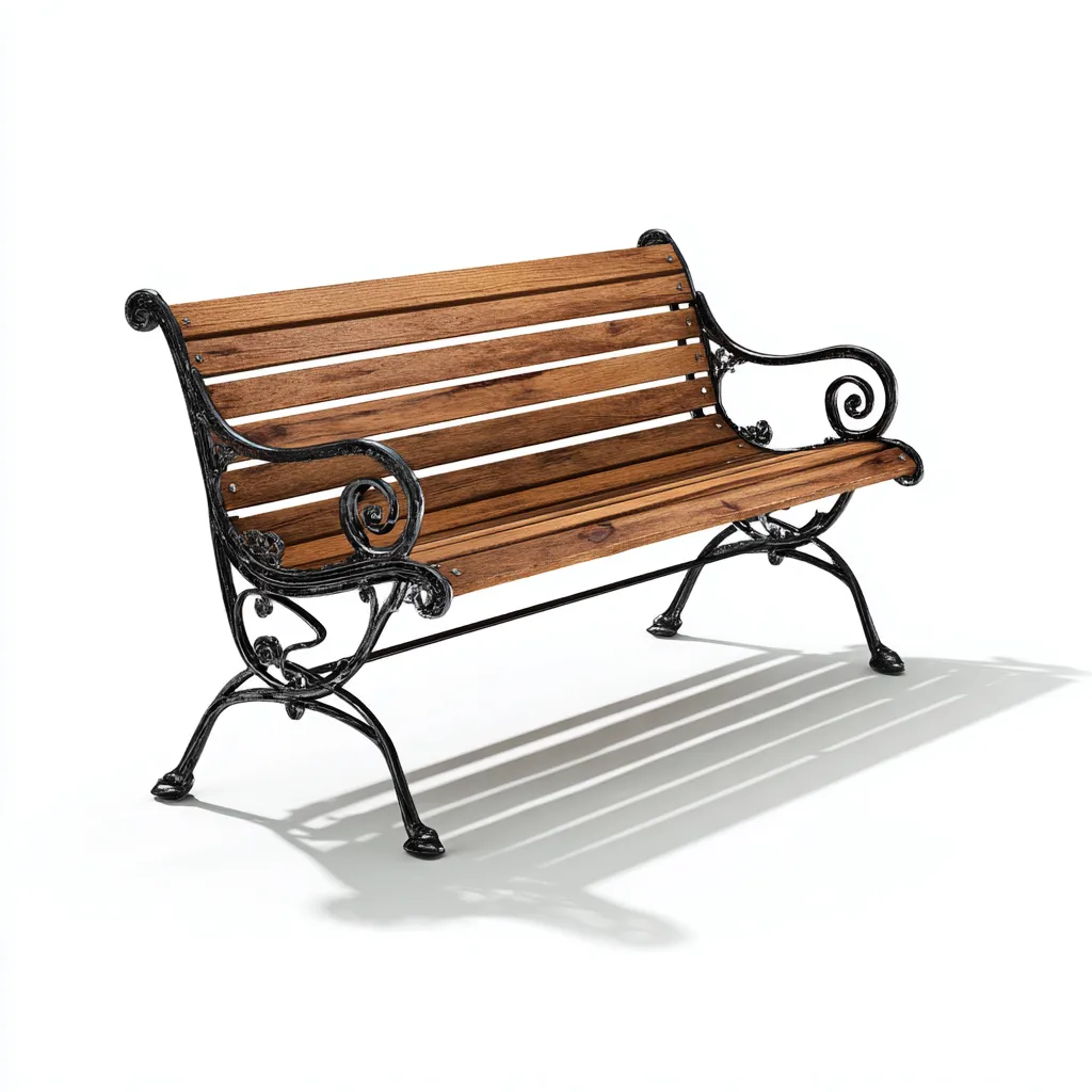 Panche da giardino 125x60x80 cm struttura in metallo con doghe in legno - design classico - per esterno-Craftgoloft