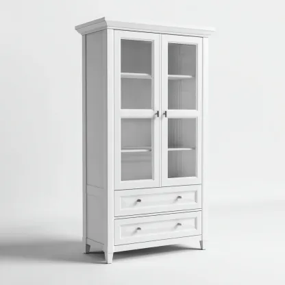 Armadietti da cucina in legno 180x90x40 cm - bianco - design moderno per cucina-Craftgoloft