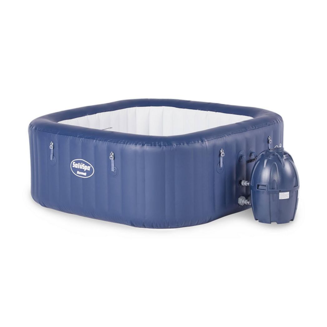 Spa gonflable SaluSpa Hawaii Airjet 60022e pour 6 personnes avec pompe, bleu