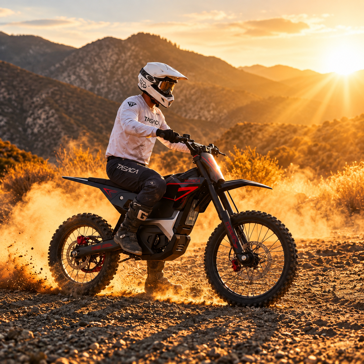 Pro Electric Dirt Bike action