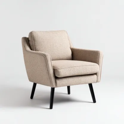 Poltrona da giardino-tessuto-metallo-87x78x85cm-beige-design moderno-Cottagonest