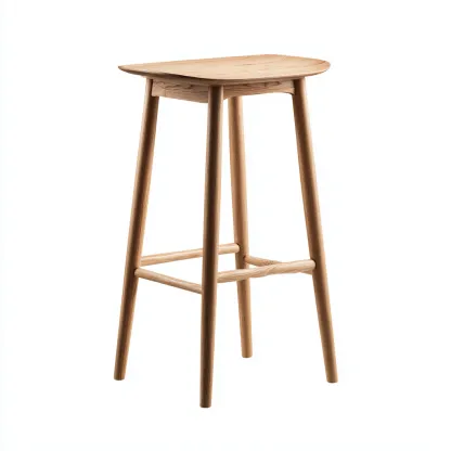 Sgabello da bar-legno-45x43x101cm-legno naturale-design scandinavo-Cottagonest