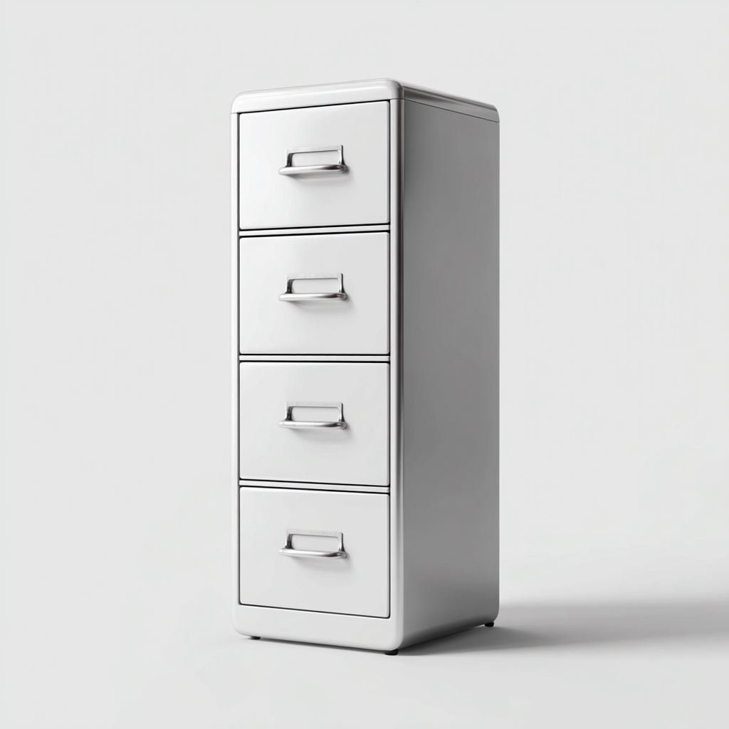 Armadio per ufficio - acciaio - 44x56x110cm - grigio - design moderno-Cottagonest