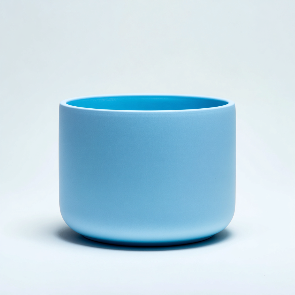Vaso per piante-plastica-20x20x18cm-azzurro-design minimal-Cottagonest