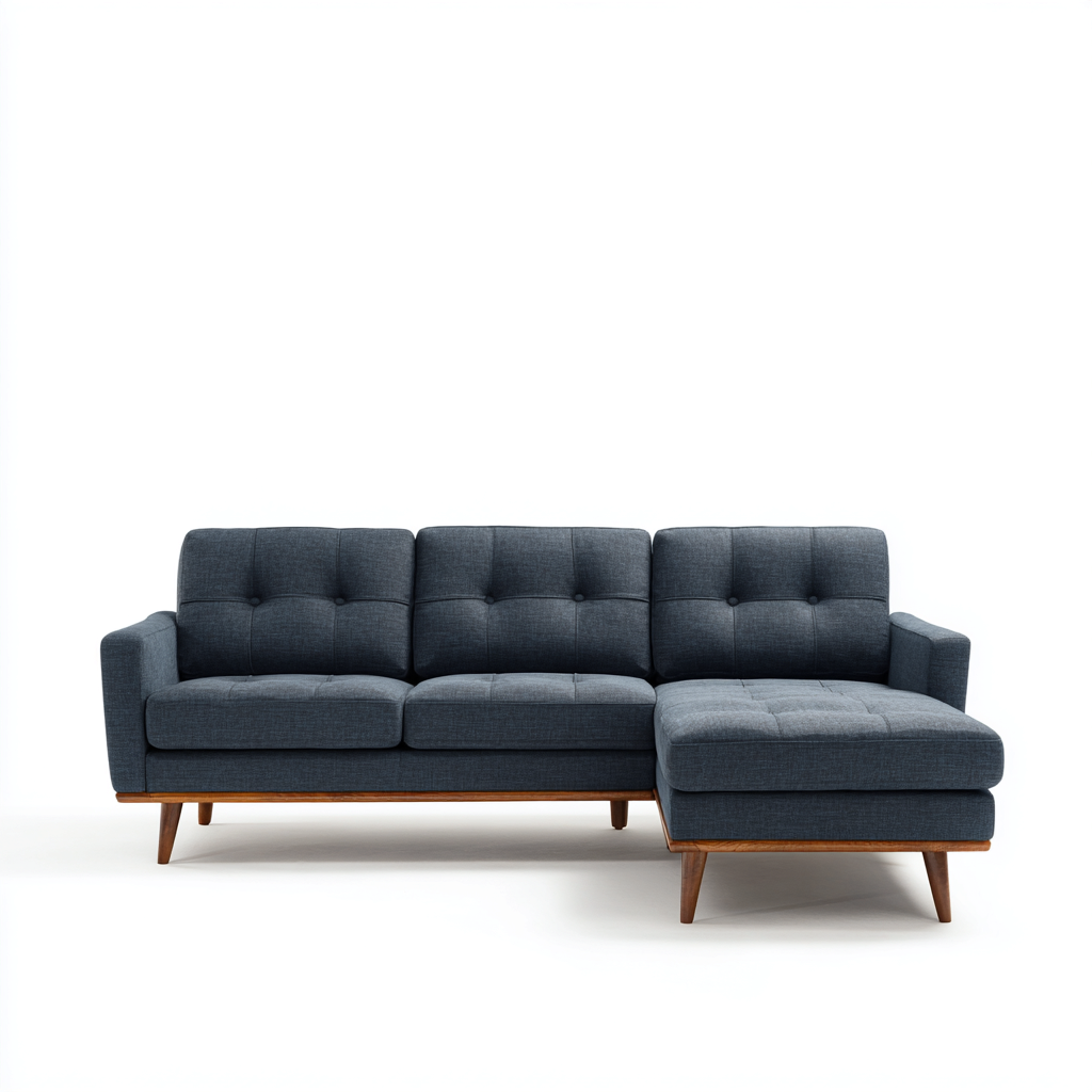 Divano angolare-tessuto-legno-295x168x84cm-blu-design moderno-Cottagonest