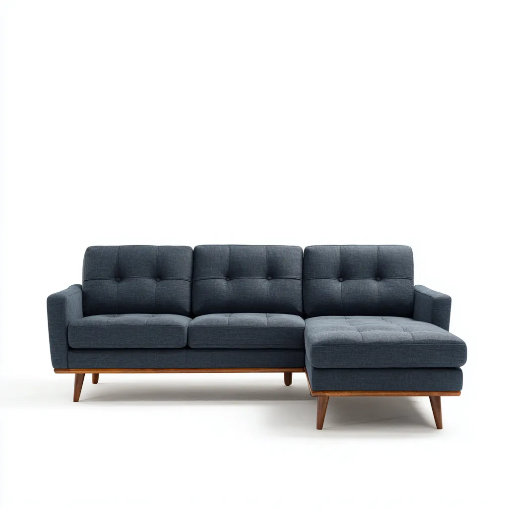 Divano angolare-tessuto-legno-295x168x84cm-blu-design moderno-Cottagonest