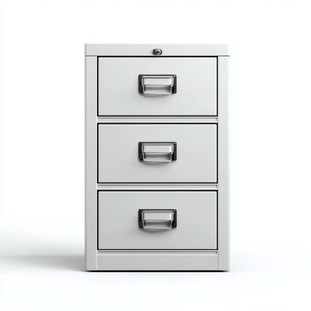 Armadio per ufficio - acciaio - 45x60x100cm - grigio - design moderno-Cottagonest