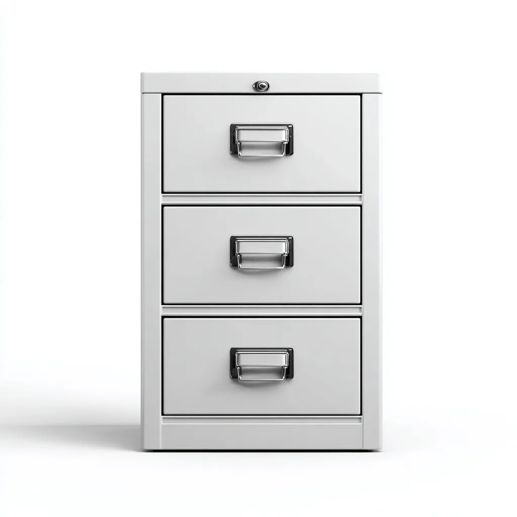 Armadio per ufficio - acciaio - 45x60x100cm - grigio - design moderno-Cottagonest