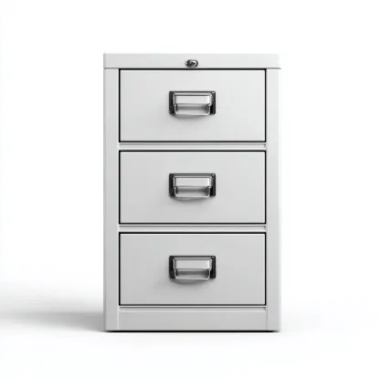 Armadio per ufficio - acciaio - 45x60x100cm - grigio - design moderno-Cottagonest