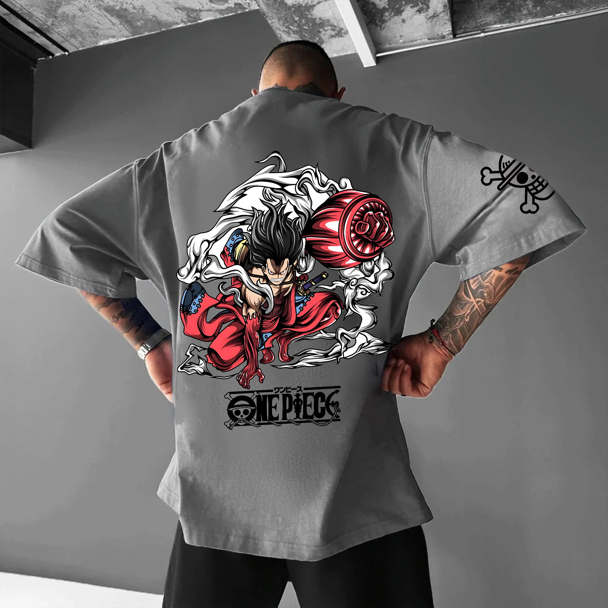 Unisex Anime Inspired Vintage T-Shirt丨