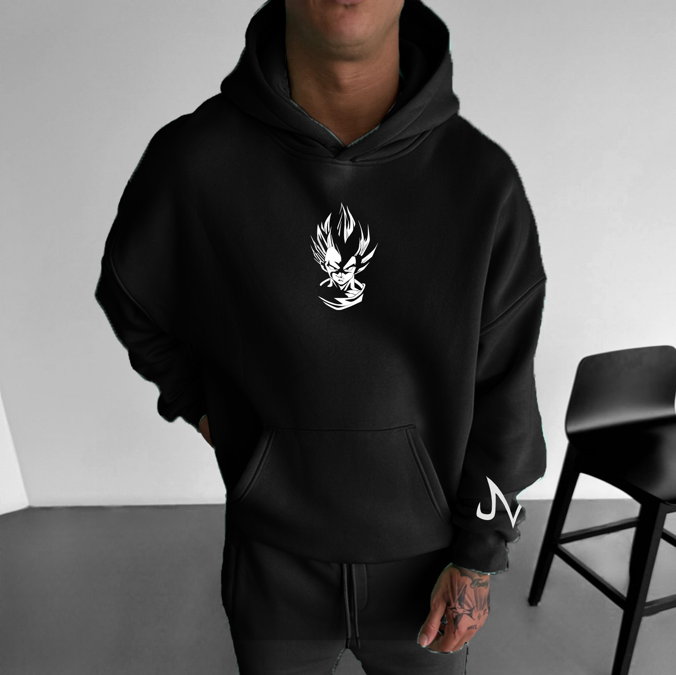 Unisex Anime Graphic Streetwear Vintage Hoodie